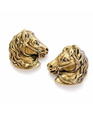 The Pink Reef Filly Earring - Metallic