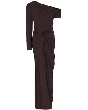 Celestine & Mae Anemone Midaxi Dress - Brown