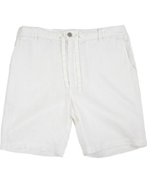 lords of harlech Devonshire Linen Short - White