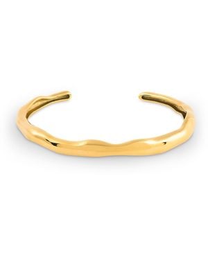 Amadeus Zion Open Wave Bracelet - Metallic