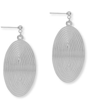 A Weathered Penny Rumi Earrings - Grey