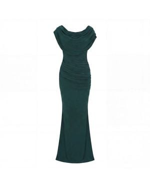 Atom Label Platinum Gown - Green