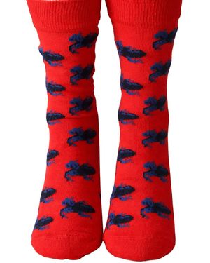 F3Rog by Rana Frog Socks - Red
