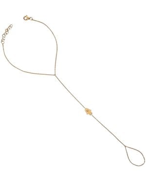 Neshi Designs Renee Hand Chain - White