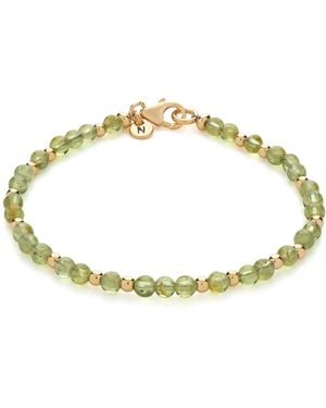 Nellou Jewellery Jewel Bead August Birthstone Bracelet Plated Sterling - Metallic