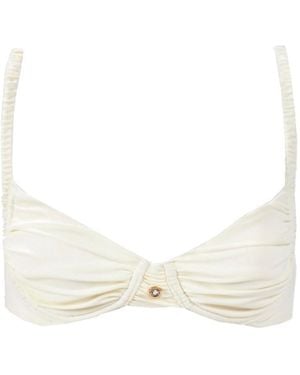Decolet the label Ariel Underwire Bikini Top - White
