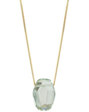 MOUNIR LONDON Amethyst Geometric Pendant - Metallic