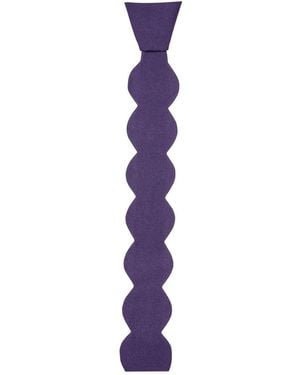 Zars London The Curve Tie - Purple