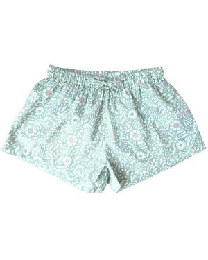 Lime Tree Design Flora Pastel Shorts - Blue