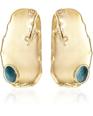 Rare Matters Jewelry Organic Harmony Earrings - Metallic