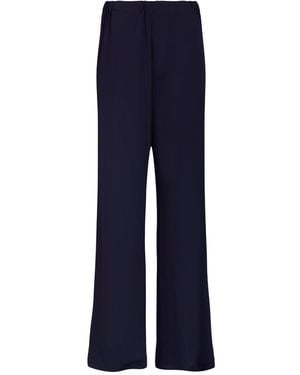 Roisin Linnane Lexi Navy Wide Leg Pants - Blue