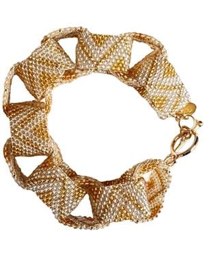 Iliana Arrazola Bold Chunky Link Bracelet - Metallic
