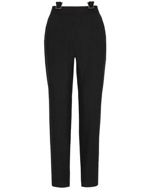 Mandragora High-Waisted Light Trousers - Black