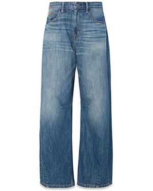 NOEND Kallie Relaxed Curve Jean - Blue