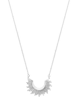Sophie Simone Designs Necklace Rising Moon Large - Metallic