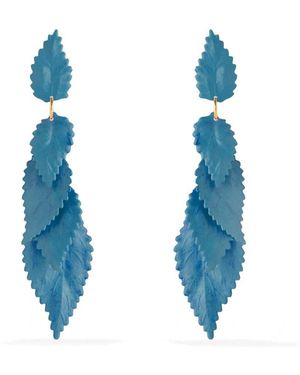 Pats Jewelry Branch Earrings - Blue