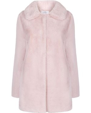 ISSY LONDON Lola Coat Luxe Vegan Faux Fur - Pink