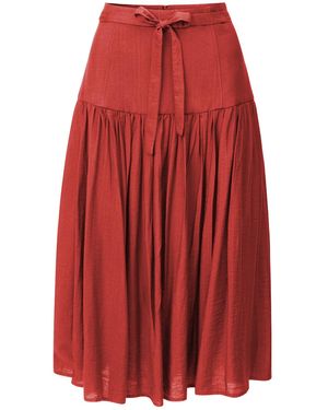 LA FEMME MIMI The Peach Skirt - Red
