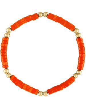 Olivia Le Mini Flora Bracelet - Red