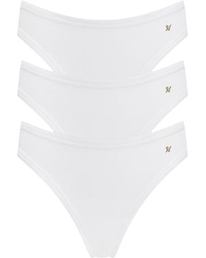 Nudea The Organic Cotton Mini Brief Three Pack - White