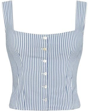 Montce Classic Stripe Mandy Top - Blue