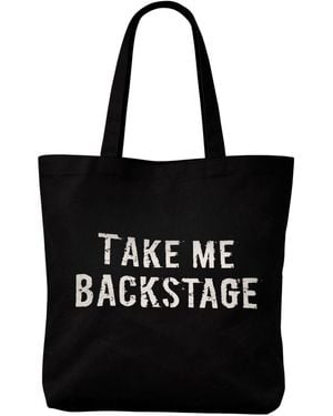 Little Lies Take Me Backstage Tote Bag - Black
