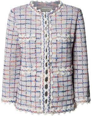 The Extreme Collection Multi-Tone Check-Knit Jacket - Multicolour