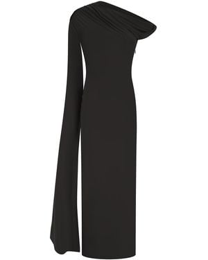 Celestine & Mae Begonia Midaxi Dress - Black