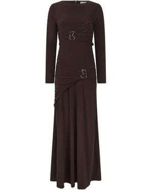 Celestine & Mae Jade Maxi Dress - Brown