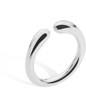 Lucy Quartermaine Open Midi Ring - Metallic