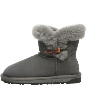 EverAu Australia Robin Horn Toggle Button Mini Boots - Grey