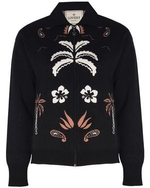 LOVEIST STORE The Sidi Zipper Cardigan - Black