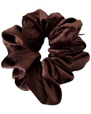 Sylk Maxi Scrunchie - Brown
