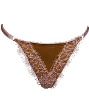 Noblesse Oblige Chartreuse Luna String - Brown