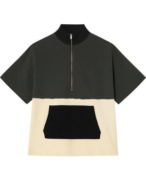 Altra Volta Layered Zip Sweatshirt - Black