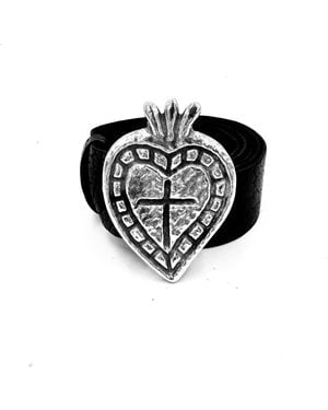 Lynn Tallerico Corazon Heart Belt - Black