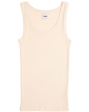 Vænn Neutrals Rib Micro Tank Eggnog - Natural
