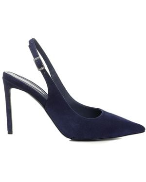 Ginissima Lavinia Dark Slingbacks - Blue