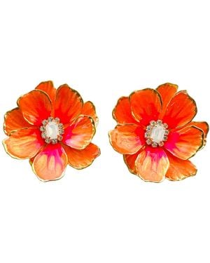 The Pink Reef Jewel Box Florals - Orange