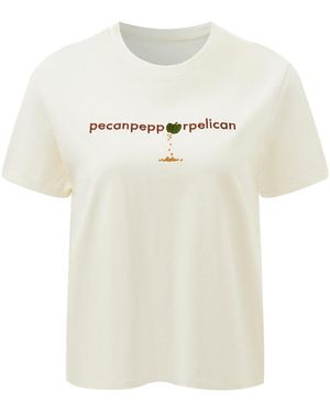 Pecanpepperpelican Pepper Pepper T-Shirt - White