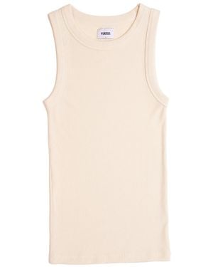 Vænn Neutrals Rib Muscle Tank Eggnog - Natural
