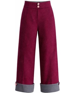 Mood Swings Mulled Wine Pants - Red