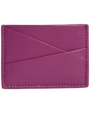 Allégorie Apple Leather Puzzle Cardholder - Purple