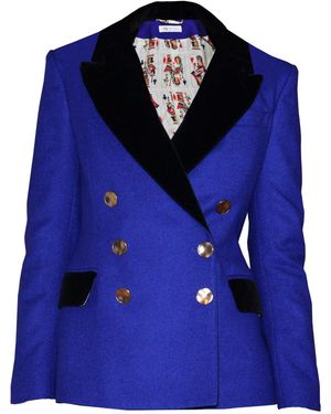 My Pair Of Jeans Poker Blazer - Blue
