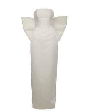 Baé Special Moments Gigi Dress + Big Bow - White