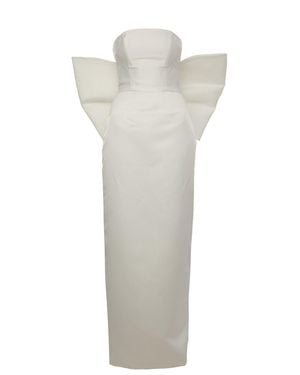 Baé Special Moments Gigi Dress + Big Bow - White