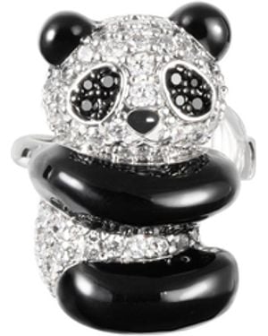 Arte Madrid Puffy Panda Ear Cuff - Black