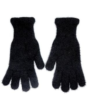 Maison Bogomil Feather-Knit Gloves - Blue
