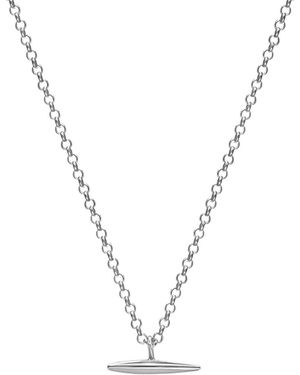 Tory Long The Bar Necklace - Metallic