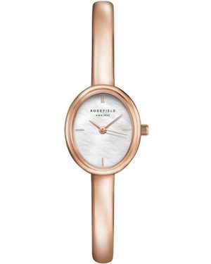 ROSEFIELD Studio Edition Ladies Tone Bangle Watch Small - White